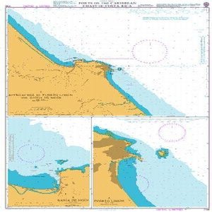 UKHO BA Chart 1798: Ports on The Caribbean Coast of Costa Rica