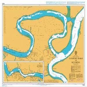 UKHO BA Chart 1823: Tanjung Bako to Kuching