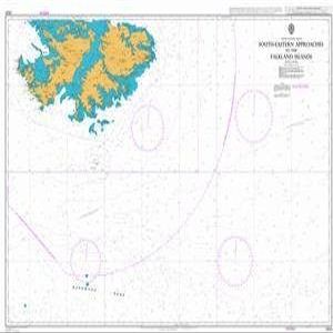 UKHO BA Chart 2520: South-Eastern Approaches to The Falkland Islands