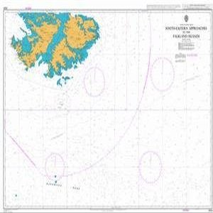 UKHO BA Chart 2520: South-Eastern Approaches to The Falkland Islands