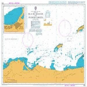 UKHO BA Chart 513: Central America  East Coast  Honduras, Isla de Roatn to Puerto Corts.