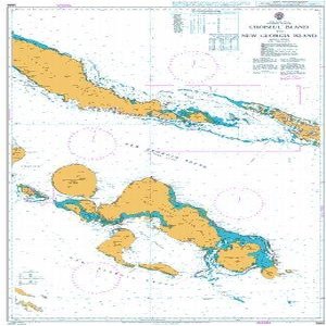 UKHO BA Chart 3995: Choiseul Island to New Georgia Island