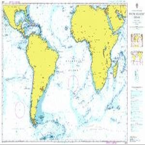 UKHO BA Chart 4003: A Planning Chart for The South Atlantic Ocean