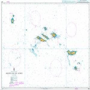 UKHO BA Chart 1950: North Atlantic Ocean, Arquiplago dos Aores