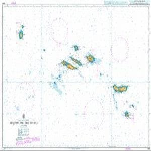 UKHO BA Chart 1950: North Atlantic Ocean, Arquiplago dos Aores