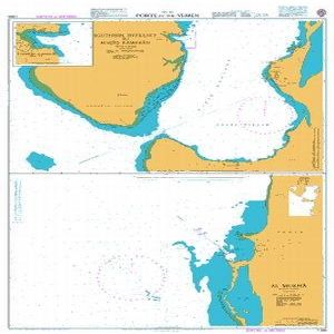 UKHO BA Chart 1955: Red Sea, Ports in The Yemen
