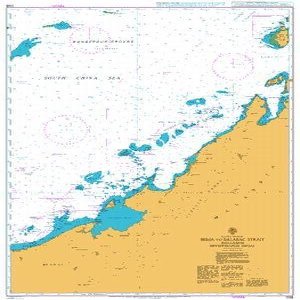 UKHO BA Chart 1338: Seria to Balabac Strait Including Investigator Shoal