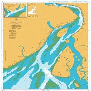 UKHO BA Chart 136: Hugli River - Sagar Roads to Kukrahati Reach