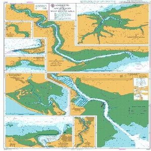 UKHO BA Chart 2021: Harbours and Anchorages in The West Solent Area