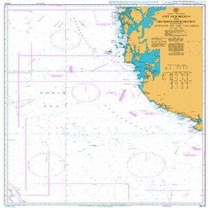 UKHO BA Chart 2672: Listafjorden to Selbjornsfjorden Including Offshore Oil and Gas Fields