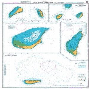 UKHO BA Chart 705: Islands in Lakshadweep (Laccadive Islands)