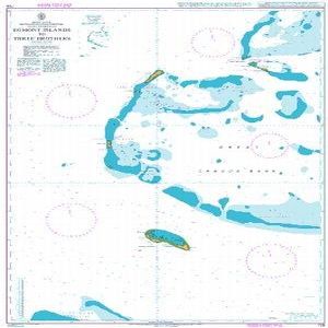 UKHO BA Chart 726: Indian Ocean, British Indian Ocean Territory, Chagos Archipelago, Egmont Islands to Three Brothers