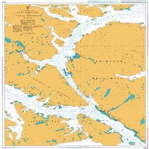 UKHO BA Chart 4262: Paso Tortuoso and Canal Jeronimo
