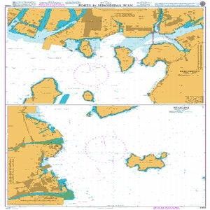 UKHO BA Chart 3469: Ports in Hiroshima Wan