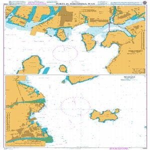 UKHO BA Chart 3469: Ports in Hiroshima Wan