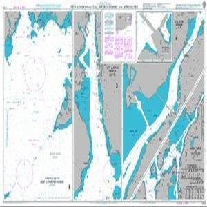 BA Chart 2732: United States East Coast, Connecticut Rhode Island Massachusetts, New London and Fall River Harbors and Approaches