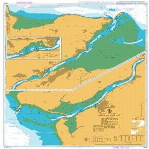 UKHO BA Chart 1464: Wales North Coast, Menai Strait. The Swellies