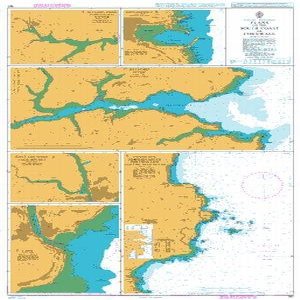 UKHO BA Chart 147: Plans on The South Coast of Cornwall
