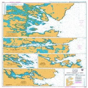 BA Chart 2825: Lochs on the East Coast of Uist