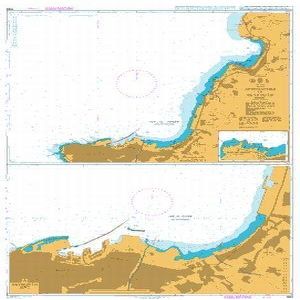 BA Chart 1563: Approaches to Beyrouth (Beirut)