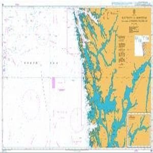 UKHO BA Chart 288: Slatteroy to Mongstad Including Offshore Oil Fields