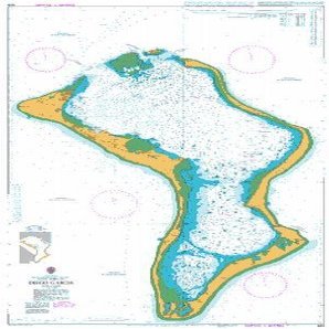 UKHO BA Chart 920: Indian Ocean, British Indian Ocean Territory, Chagos Archipelago, Diego Garcia