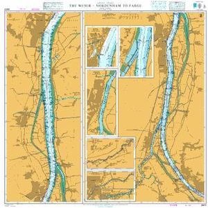 BA Chart 3622: North Sea Germany, The Weser - Nordenham to Farge