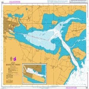 UKHO BA Chart 929: Denmark, Kattegat, Horsens Fjord.