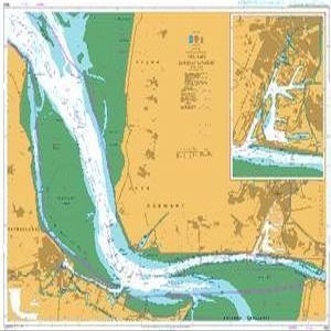 BA Chart 3632: North Sea, Germany and Netherlands, The Ems, Dukegat to Pogum