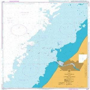 BA Chart 2277: Baltic Sea, Latvia, Approaches to Ventspils