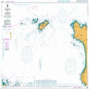 BA Chart 3653: Guernsey to Alderney and Adjacent Coast of France