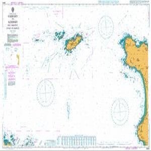BA Chart 3653: Guernsey to Alderney and Adjacent Coast of France