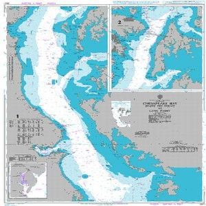 BA Chart 2921: Chesapeake Bay 1 Point No Point to Love Point