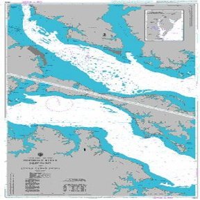 BA Chart 2923: United States East Coast, Potomac River, Deep Point to Lower Cedar Point