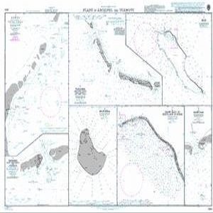 BA Chart 3664: Plans in Archipel des Tuamotu