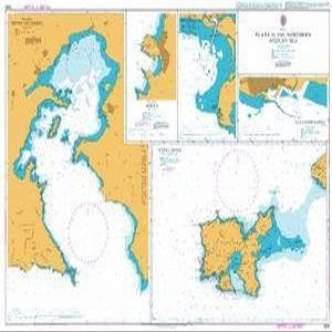 BA Chart 1636: Plans in the Northern Aegean Sea