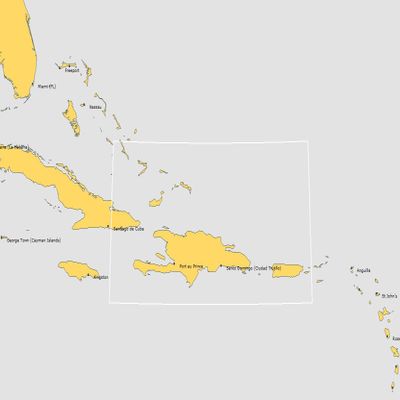 UKHO BA Chart 3689: Eastern Part of Haiti to Puerto Rico Including Mona Passage (Replaced by Chart 3001)