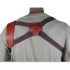 Barsony Burgundy Leather Vertical Cross Harness Shoulder Holster for Taurus 731 856 Right view 4