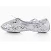 MSMAX Costume Footwear Soft Ballerina Shoes for Women Party Flats Silver 7 M US Women view 3