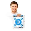 Thompson Target True Blue Low Light 12.5x19 Inch Premium Ultra Bright Paper Shooting Targets Made in the USA (12 Pack) view 2