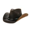 Bullhide Royston - Leather Cowboy Hat (Large, Chocolate) view 1