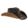 Bullhide Royston - Leather Cowboy Hat (Large, Chocolate) view 3