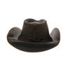 Bullhide Royston - Leather Cowboy Hat (Large, Chocolate) view 4