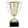 SHOP AWARDS AND GIFTS Customizable 10-1/4 Inch Trophy Gold Cup on Black Marble Base, Includes Personalization view 1
