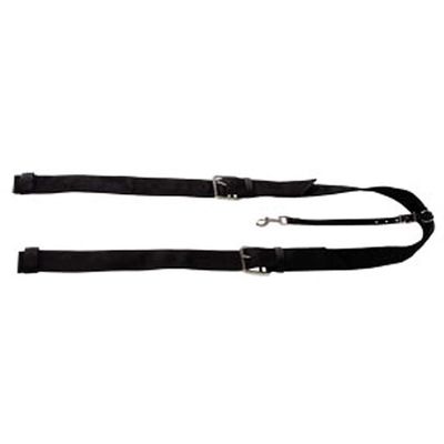 Aime Imports Western Nylon Rear Flank Cinch Set Black