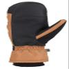Carhartt Men's Waterproof Insulated Knit Cuff Mitten, Brown/Black, Medium view 3