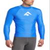 Kanu Surf Men's Long Sleeve Platinum UPF 50+ Rashguard, Royal, Large view 1