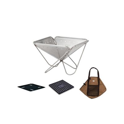 Snow Peak SET-111 Bonfire Stand M Starter Set, Camping, Outdoor Activities