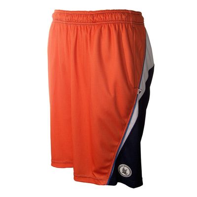 Flow Society Big Block Orange Performance Lacrosse Shorts Small
