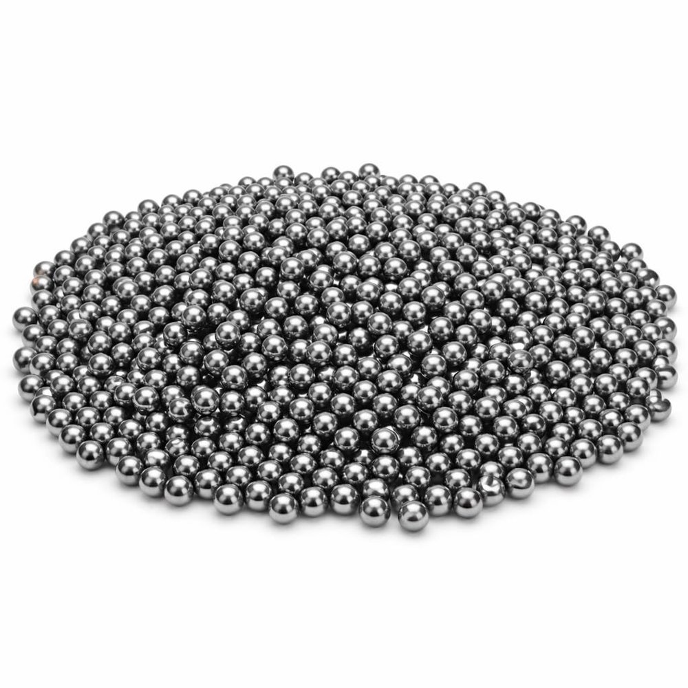 BC Precision 3/8" Slingshot Ammo Balls, 300 Qty, Grade A Steel Balls, Easy Grip, Smooth Pull Back, Accurate Flight, Slingshot Hunting
